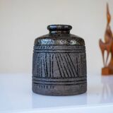 Brutalist Art Ceramic Vase by Inger Persson for Rörstrand, Sweden