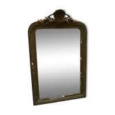 Old mirror with pediment - 133x83cm