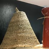 Crocheted wicker suspension