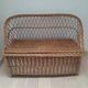 Storage bench for children in rattan