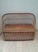 Storage bench for children in rattan