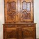 Bressan buffet with two bodies from the Louis XV period in walnut and elm.