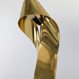 Limited Edition Sculptural Brass Lamp by Serge Mansau, 1970s