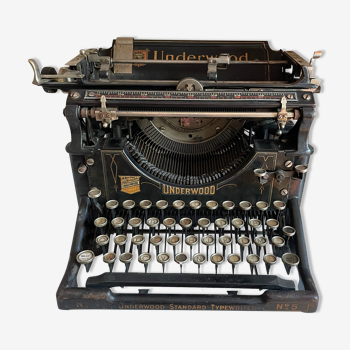 Machine à écrire underwood années 20