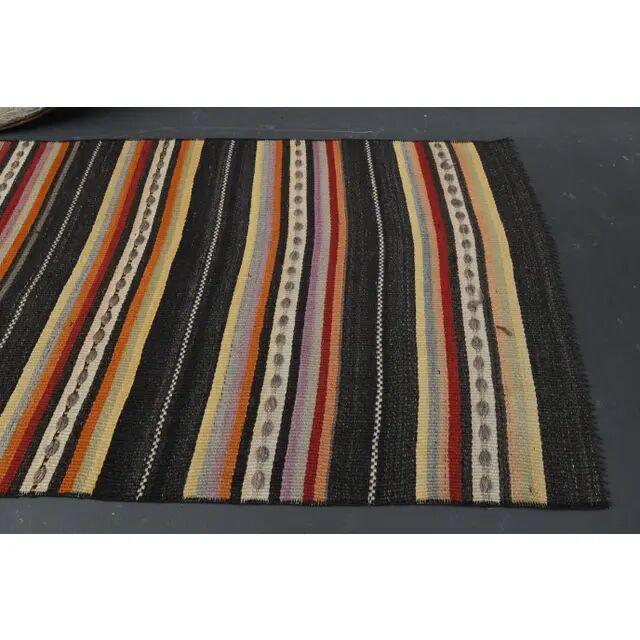 Vintage Turkish Oushak Handmade Wool Cotton Beige Runner Rug 78x263