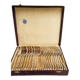 Ercuis silver-plated cutlery set, 11 forks and 11 spoons