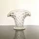 Vase panier en verre années 50