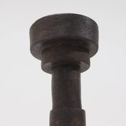 Objet cylindrique en grès brutaliste signé Studio Pottery années 1960
