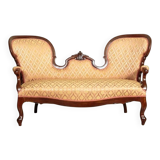Vintage Walnut Sofa, 1880