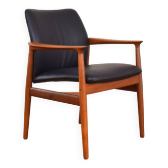 Mid-Century Danish Teak Armchair by Grete Jalk for Glostrup, 1960s.