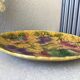 Sarreguemines barbotine serving plate