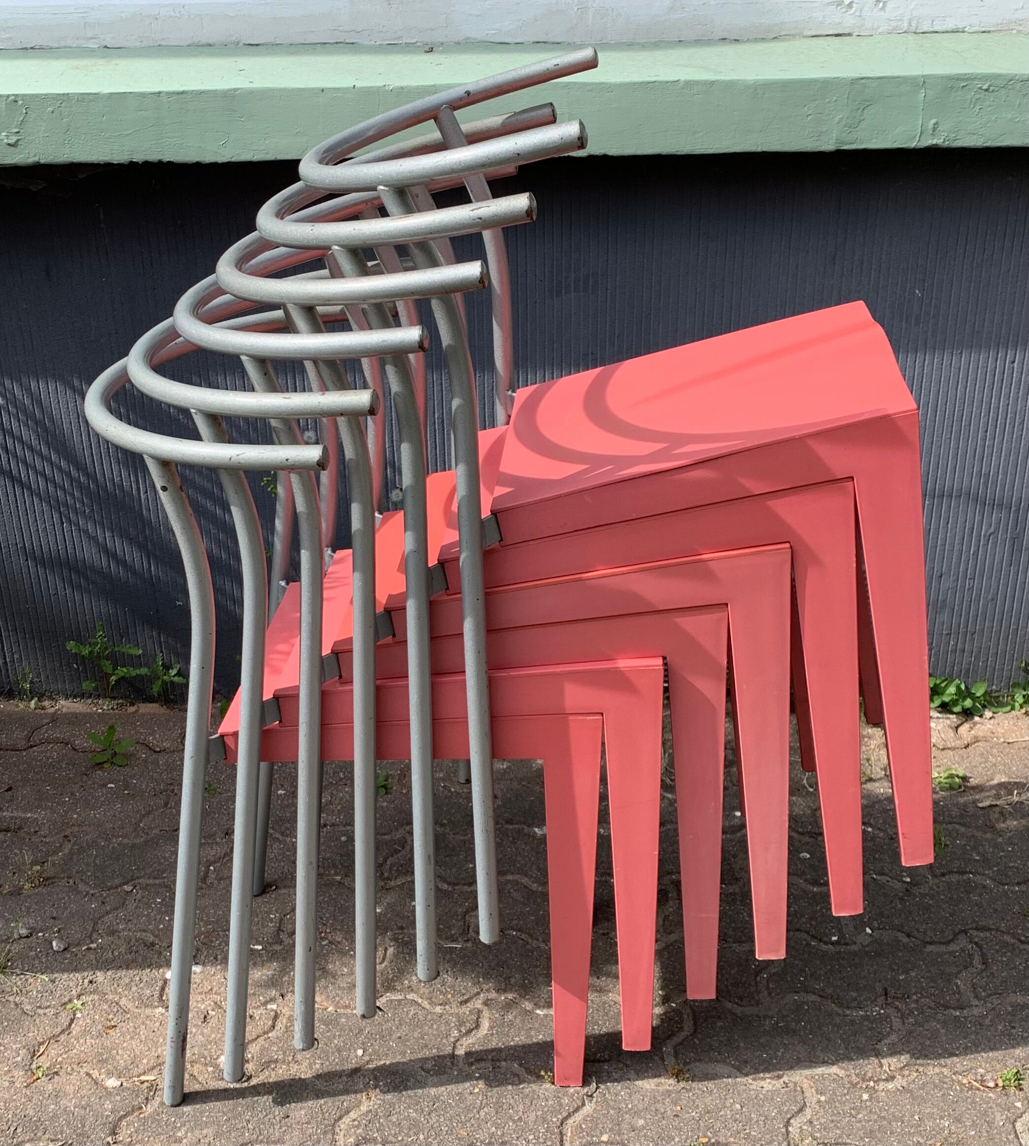 6 chaises Dr Glob de Philippe starck
