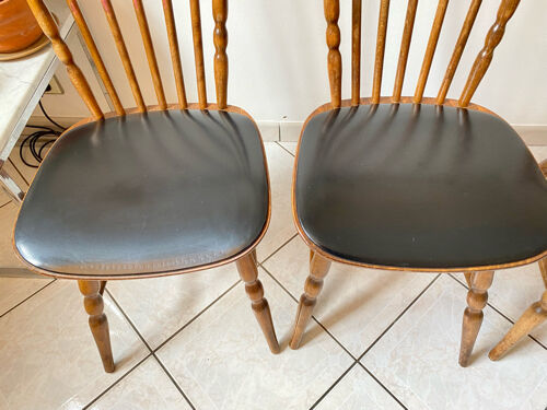 4 chairs bistro baumann tacoma boston vintage 60s