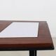Table basse vintage avec encastrement en formica blanc Belgique 1965