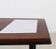 Table basse vintage avec encastrement en formica blanc Belgique 1965