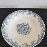 Set of 6 hollow plates iron earth