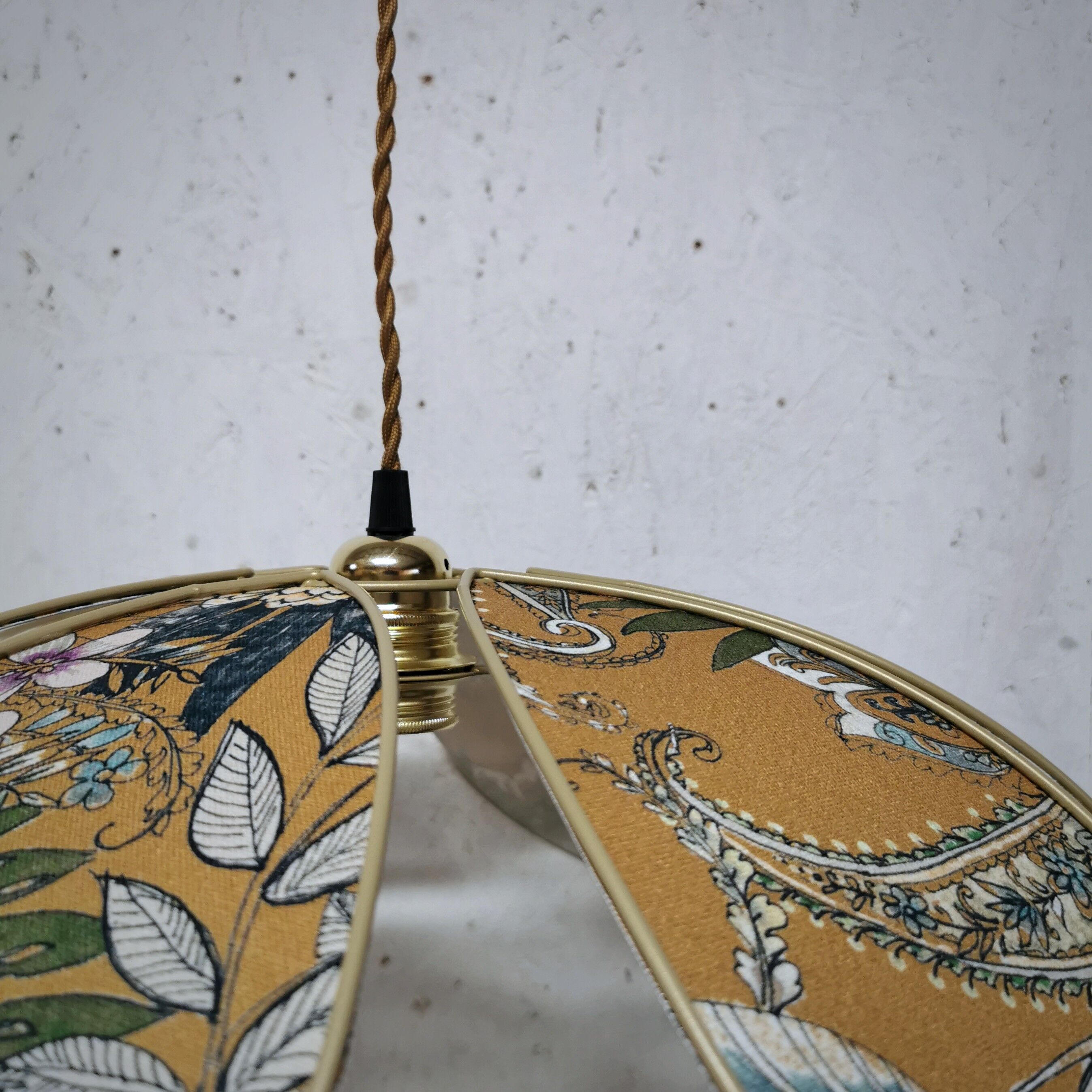 Hanging lamp flower 6 petals