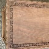 Carved solid Padouk chest of drawers 1950