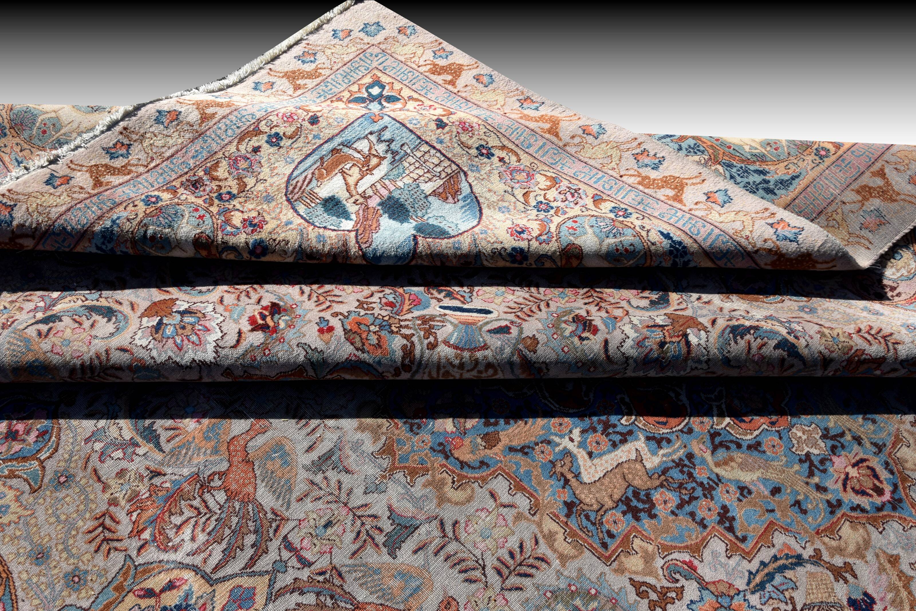 Large Iranian Oriental Rug KASHMAR - 2.95 x 3.95 Meters