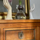 Commode bois et laiton