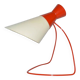 Napako Mid-Century Red and White Table Lamp, Josef Hurka, 1950s
