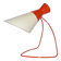 Napako Mid-Century Red and White Table Lamp, Josef Hurka, 1950s