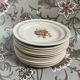 Set of 11 dessert plates Moulin des Loups Orchies