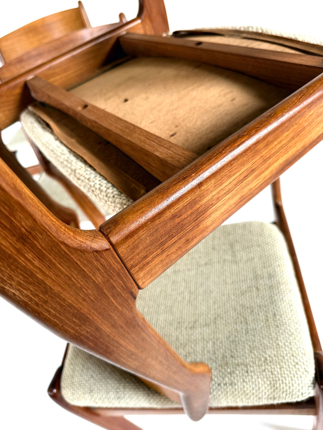 4x vintage Danish chairs