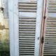 Pair of old 19th century louvered shutters
