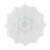 Glass star candle holder