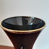 vase noir en verre