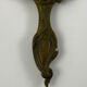 Face to hand in bronze Napoleon III XIXth beveled