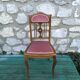 Art-nouveau marquetry chair 1900