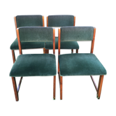 Four chairs with swivel back