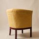 Art Deco gondola armchair in mahogany and marquetry – 1930s