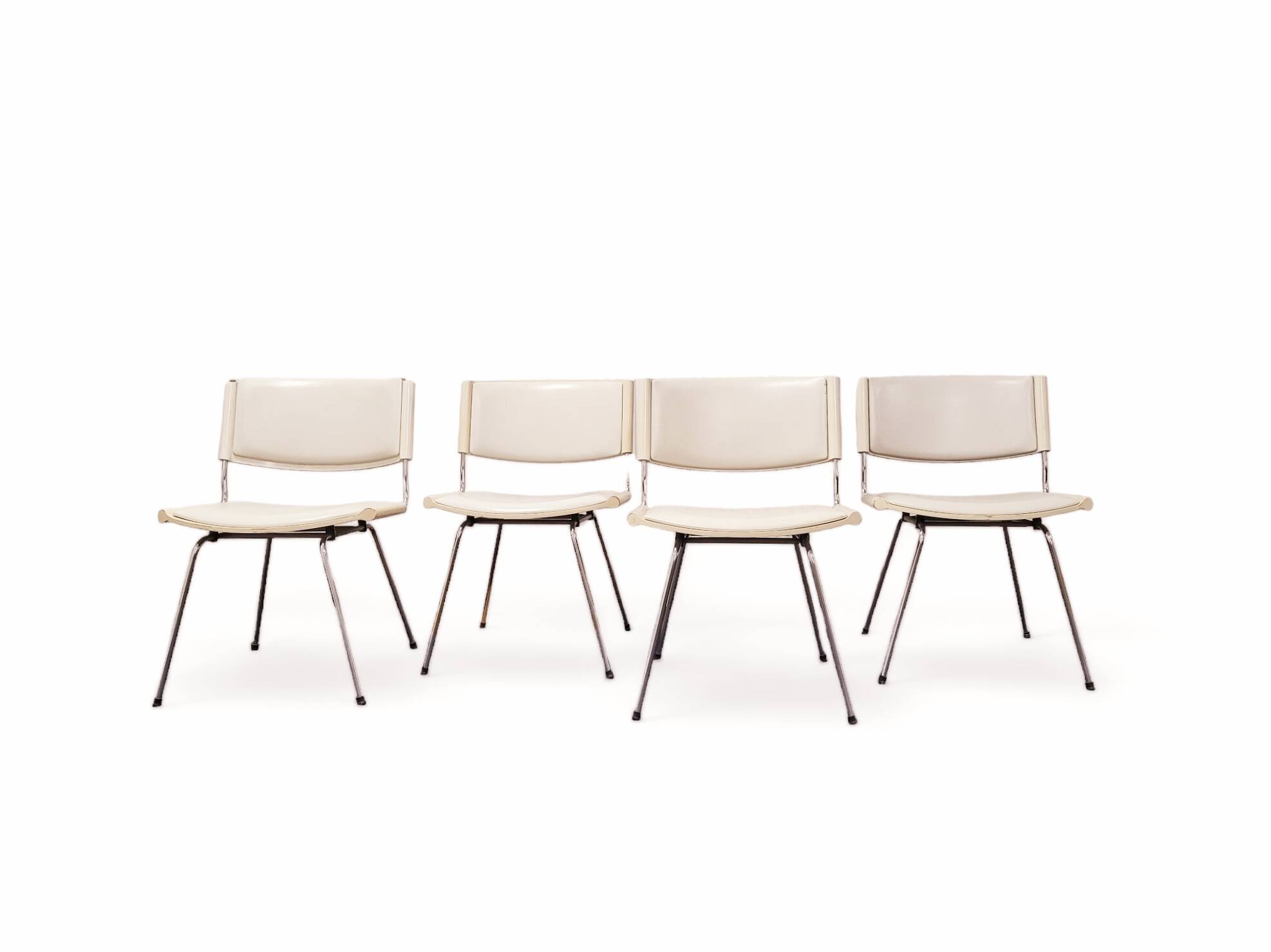 Danish Pedestal Dining Table and 4 Badminton Chairs by Nanna Ditzel for Kolds Savvaerk, 19