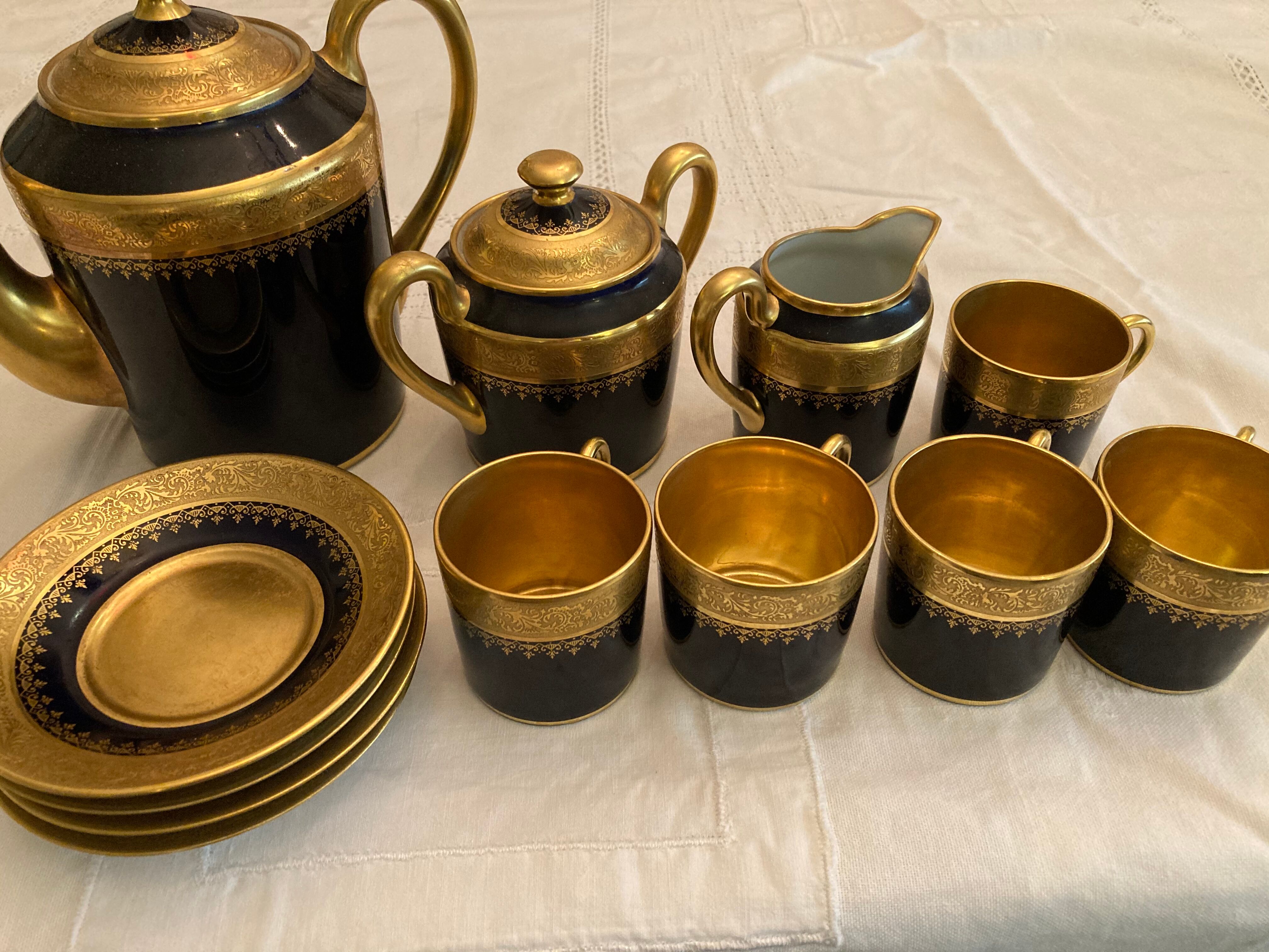 Porcelein service in Limoges