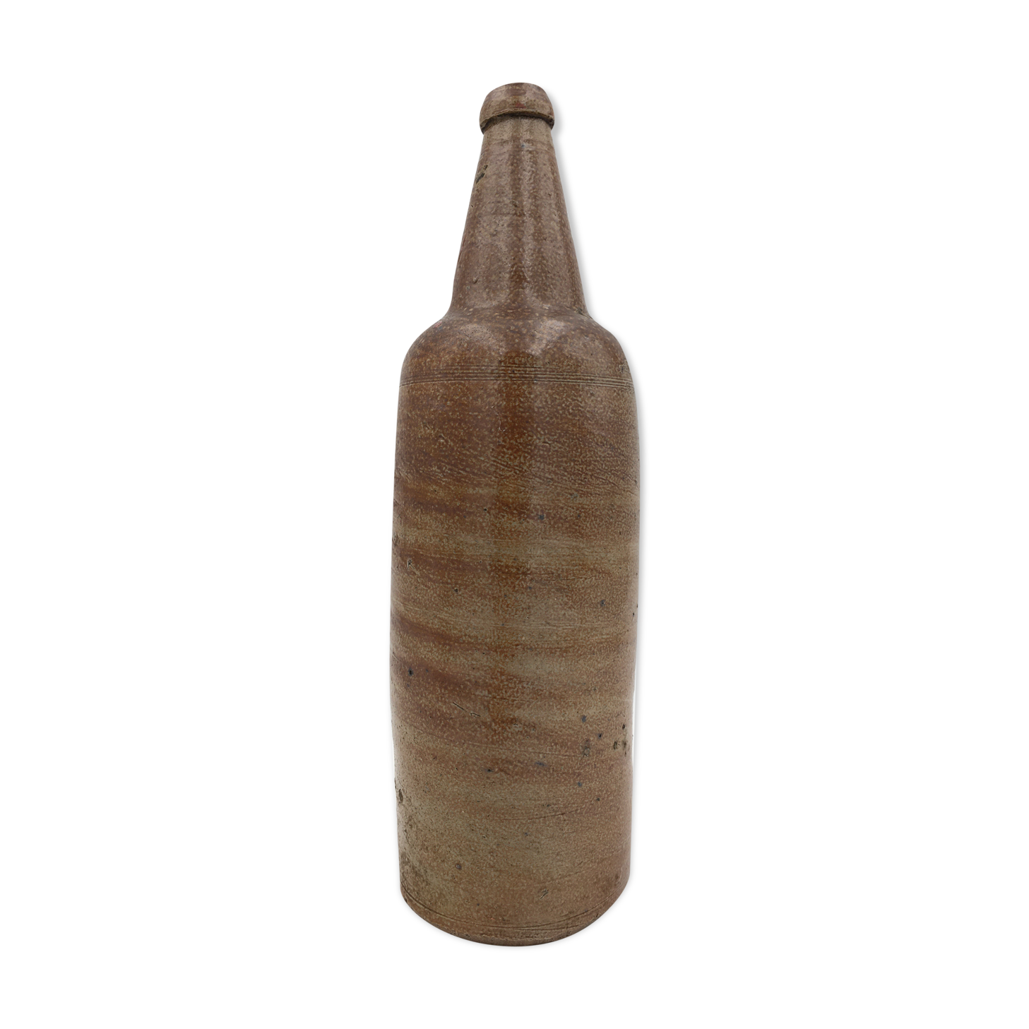 Old glazed terracotta bottle, early 20th century