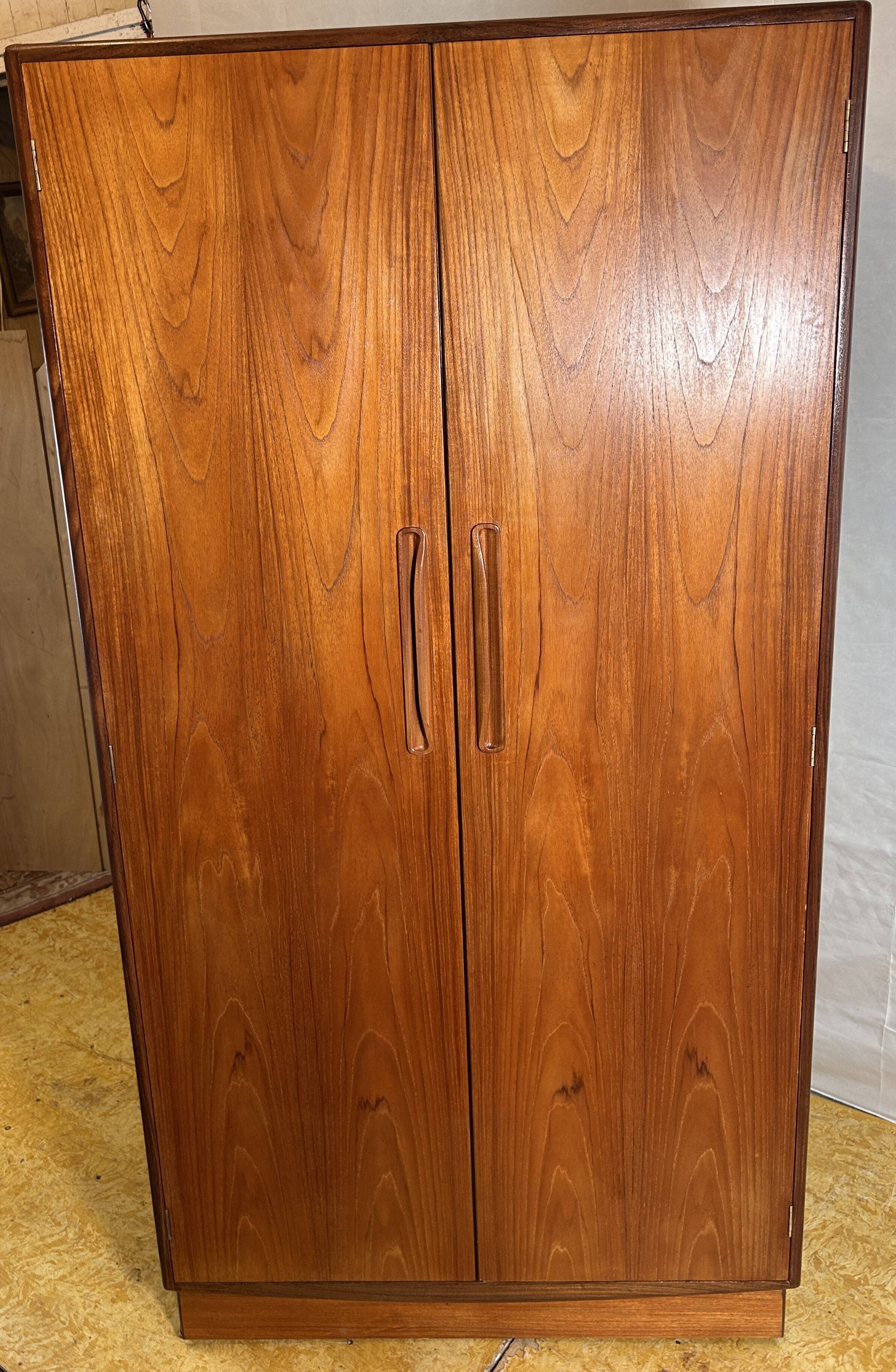 Mid-Century Retro Vintage Teak Wardrobe by GPlan – Fresco Range 1960s