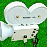 Metal Lamp to Pose Vintage Camera "Hollywood Studio"