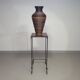 Wrought iron plant stand / side table