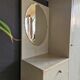 Asymmetrical cabinet