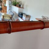 Large vintage bamboo mirror