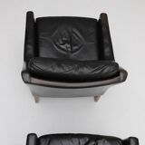 Pair of leather armchairs by Rudolf Bernd Glatzel for Kill International 1960