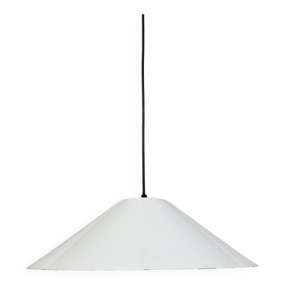 Suspension Lita 6047 Blanche – Ø50 – Design Industriel Français 80's