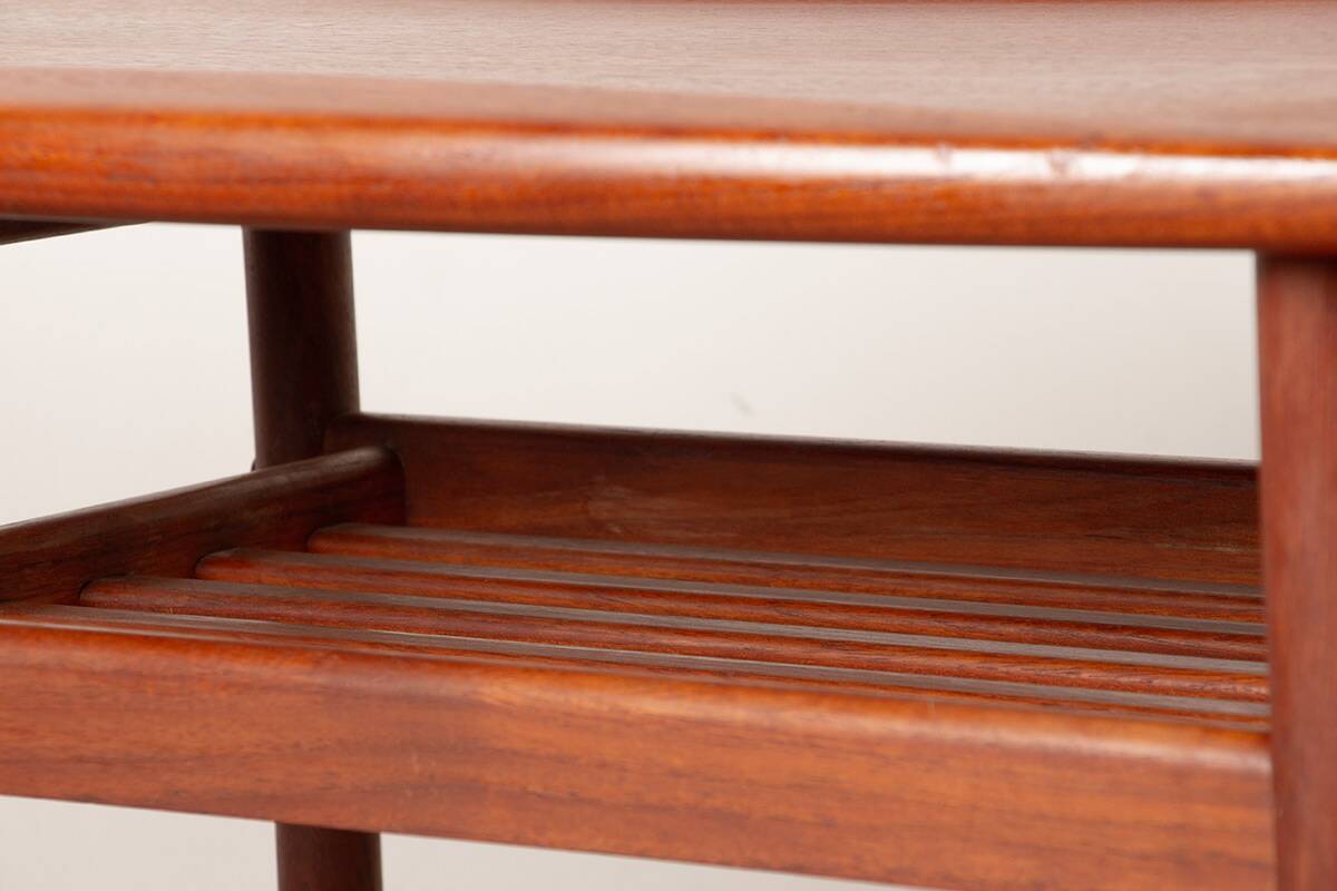 Teak coffee table, 2 levels, model PJ 107 by Grete Jalk/Jeppesen.