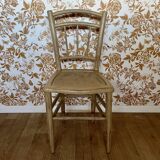 Weathered bistro chair