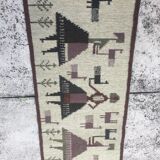 Swedish flat weave rug 1950