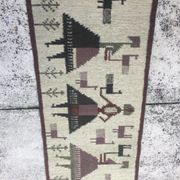 Swedish flat weave rug 1950