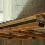 Large folding harvest farm table